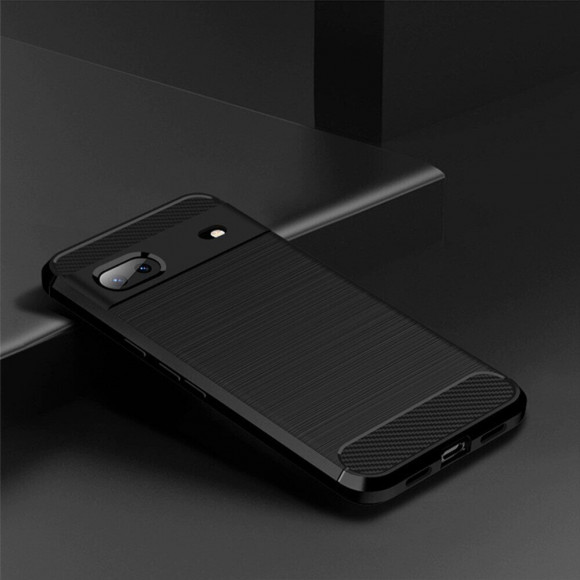 Чехол-накладка Carbon Fibre для Google Pixel 7 (черный) Чехол-накладка Carbon Fibre для Google Pixel 7 (черный)
