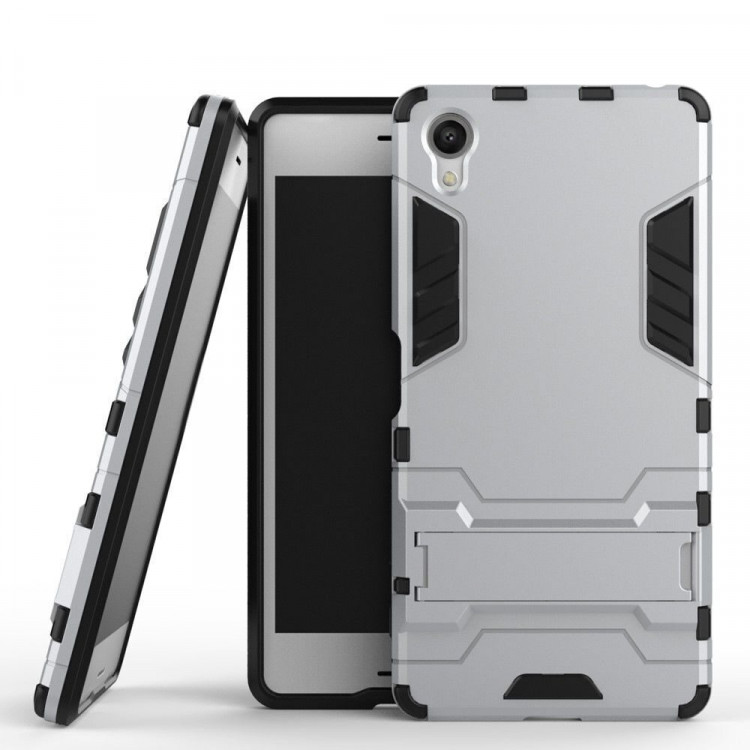 Чехол Duty Armor для Sony Xperia X (серебряный)