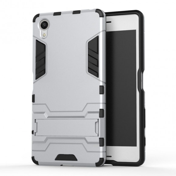 Чехол Duty Armor для Sony Xperia X (серебряный) Чехол Duty Armor для Sony Xperia X (серебряный)