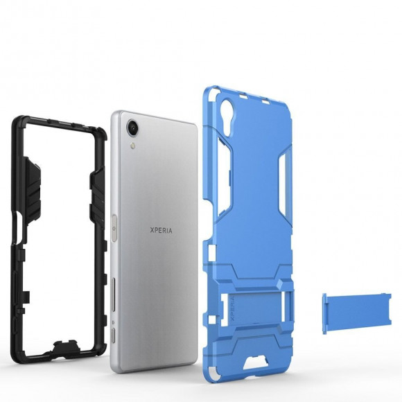 Чехол Duty Armor для Sony Xperia X (серебряный) Чехол Duty Armor для Sony Xperia X (серебряный)