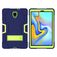 Гибридный TPU чехол для Samsung Galaxy Tab A 10.5 (2018) SM-T590 / SM-T595 (темно-синий + зеленый)