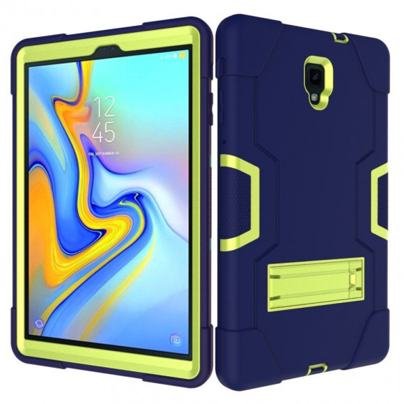 Гибридный TPU чехол для Samsung Galaxy Tab A 10.5 (2018) SM-T590 / SM-T595 (темно-синий + зеленый) Гибридный TPU чехол для Samsung Galaxy Tab A 10.5 (2018) SM-T590 / SM-T595 (темно-синий + зеленый)