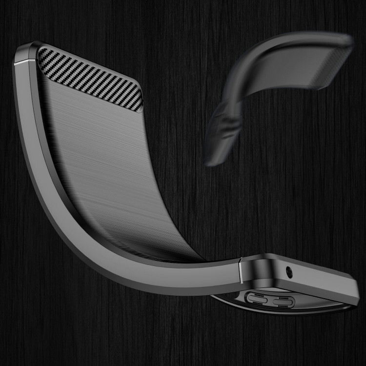 Чехол-накладка Carbon Fibre для Realme 9 Pro, Realme 9 5G (черный)