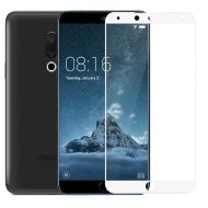 Защитное стекло 3D для Meizu 15 (белый)