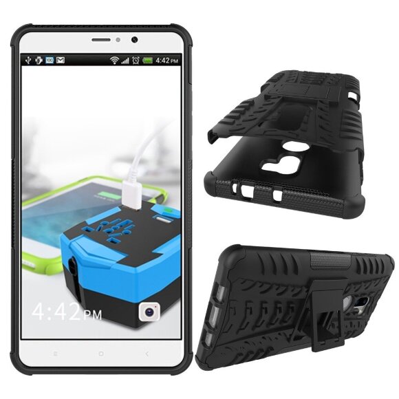 Чехол Hybrid Armor для Xiaomi Mi5S Plus (черный) Чехол Hybrid Armor для Xiaomi Mi5S Plus (черный)