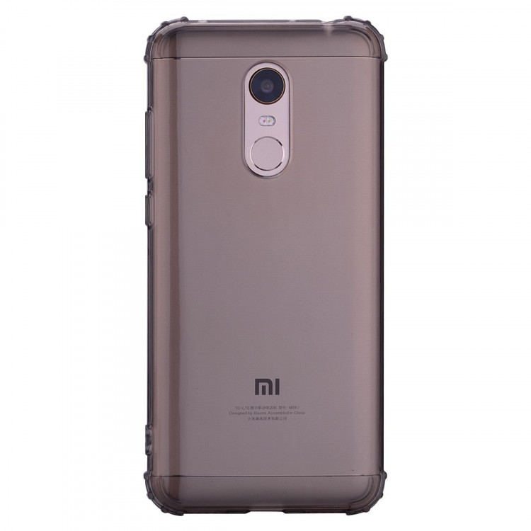 Силиконовый чехол с усиленными бортиками для Xiaomi Redmi 5 Plus (черный)