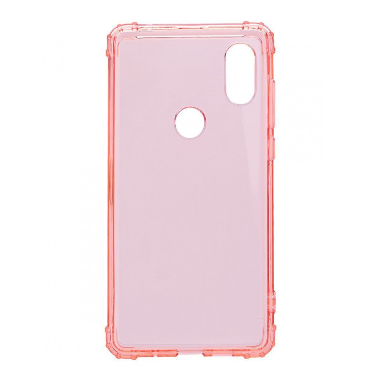 Силиконовый чехол с усиленными бортиками для Xiaomi Mi Mix 2s (розовый)