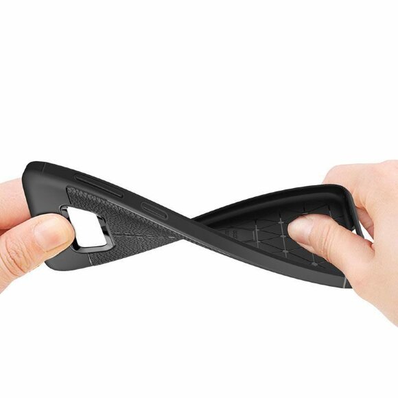 Чехол-накладка Litchi Grain для Samsung Galaxy S8+ (черный) Чехол-накладка Litchi Grain для Samsung Galaxy S8+ (черный)