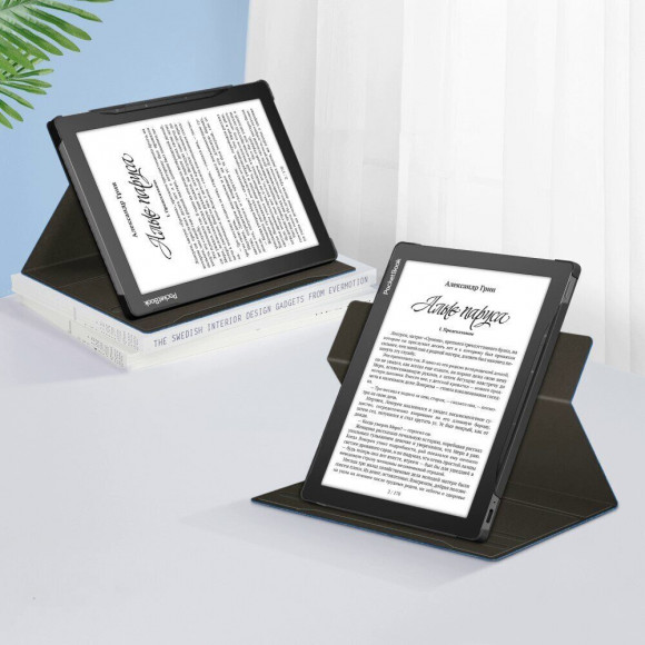 Поворотный чехол для PocketBook 970 (черный)