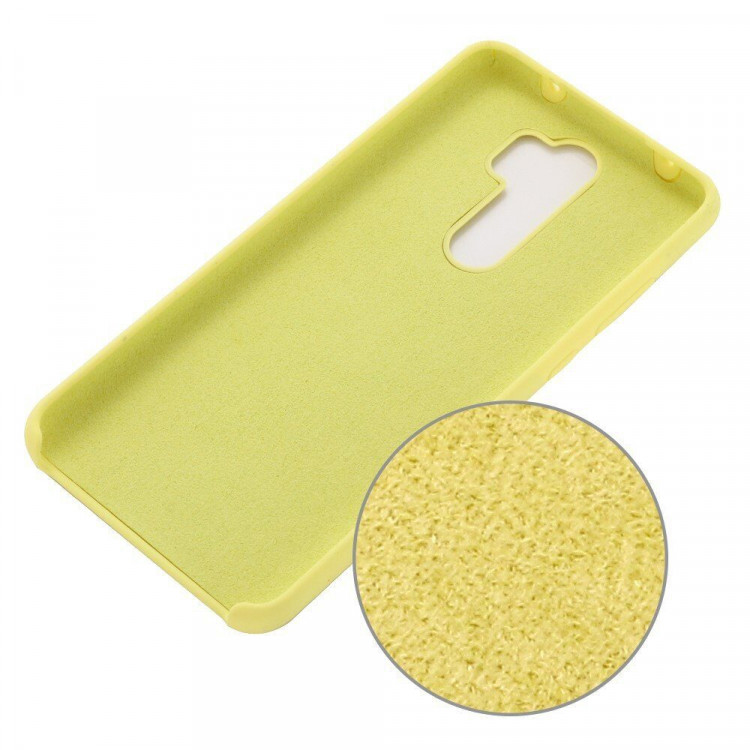 Силиконовый чехол Mobile Shell для Xiaomi Redmi Note 8 Pro (желтый)