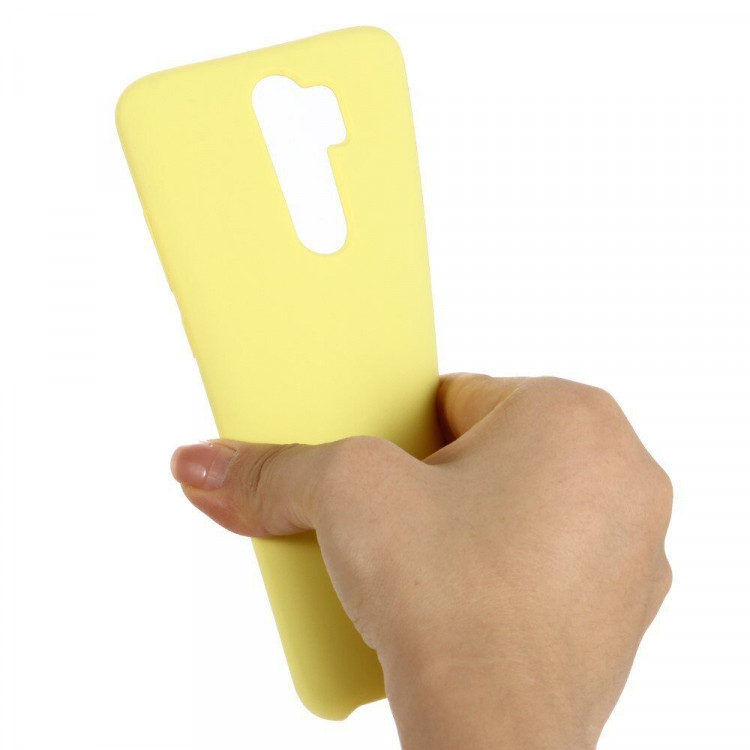 Силиконовый чехол Mobile Shell для Xiaomi Redmi Note 8 Pro (желтый)