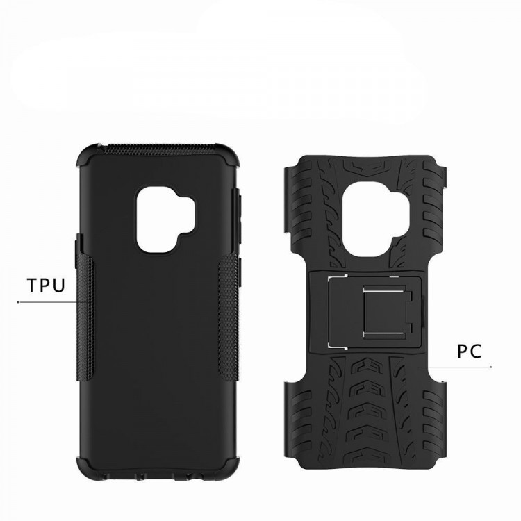 Чехол Hybrid Armor для Samsung Galaxy S9 (черный)