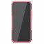 Чехол Hybrid Armor для Xiaomi Redmi 9A (черный + розовый)