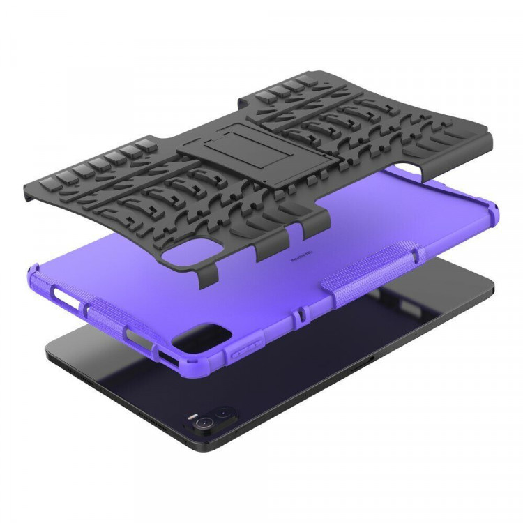 Чехол Hybrid Armor для Xiaomi Pad 5 / Pad 5 Pro (черный + фиолетовый)