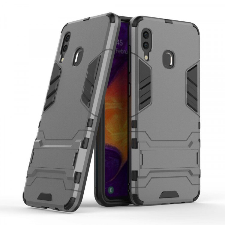 Чехол Duty Armor для Samsung Galaxy A30 / Galaxy A20 (серый)