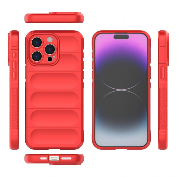 Чехол Magic Shield для iPhone 15 Pro Max (красный) Чехол Magic Shield для iPhone 15 Pro Max (красный)