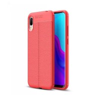 Чехол-накладка Litchi Grain для Huawei Y6 Pro (2019) (красный)