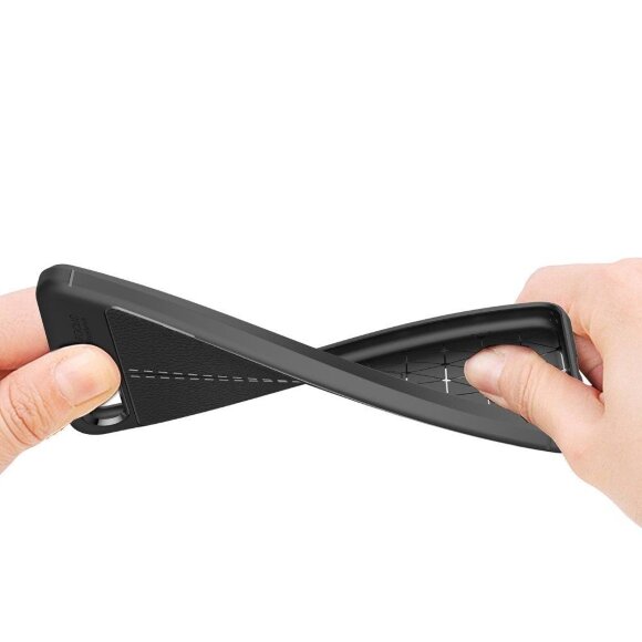 Чехол-накладка Litchi Grain для Huawei Nova 2s (серый) Чехол-накладка Litchi Grain для Huawei Nova 2s (серый)