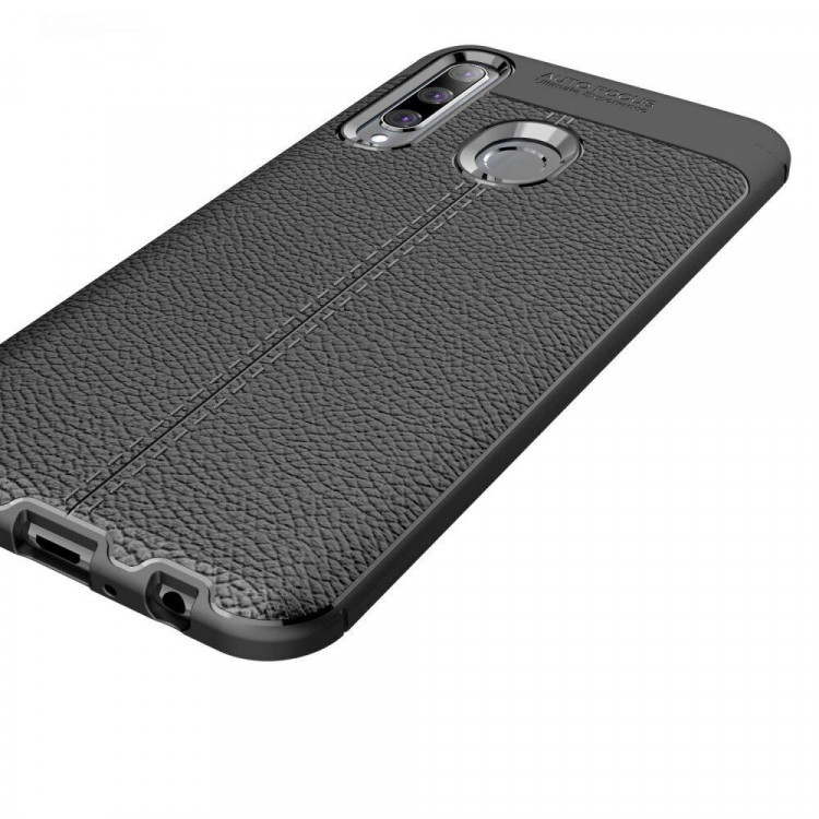 Чехол-накладка Litchi Grain для Huawei P Smart+ (Plus) 2019 / Enjoy 9s / Honor 10i (черный)