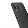 Чехол-накладка Litchi Grain для Huawei P Smart+ (Plus) 2019 / Enjoy 9s / Honor 10i (черный)