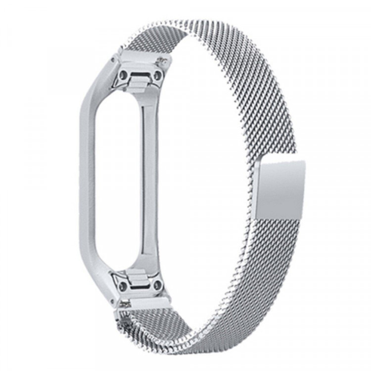 Сетчатый браслет для Samsung Galaxy Fit E SM-R375 (серебряный)