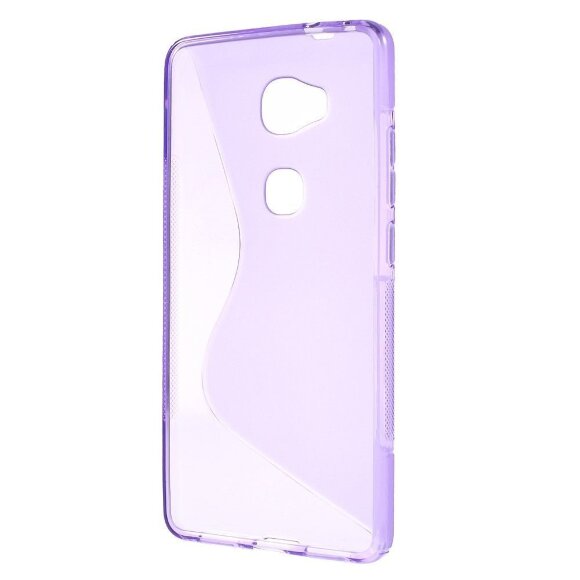 Нескользящий чехол для Huawei Honor 5X (фиолетовый) Нескользящий чехол для Huawei Honor 5X (фиолетовый)