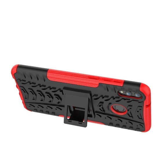 Чехол Hybrid Armor для Huawei Honor 8X Max (черный + красный)