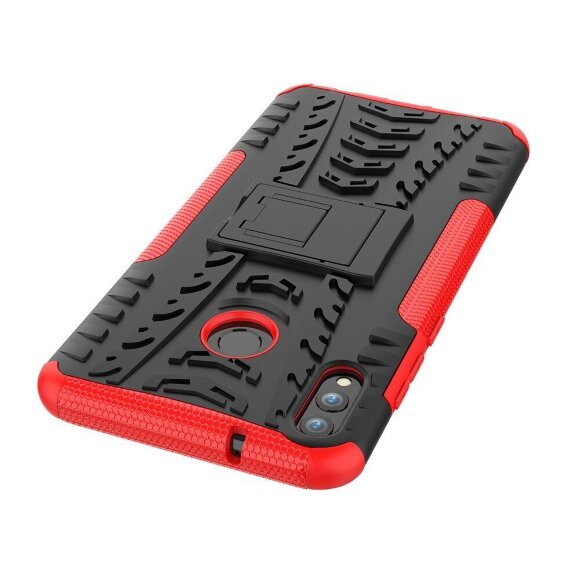 Чехол Hybrid Armor для Huawei Honor 8X Max (черный + красный)