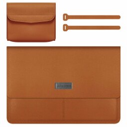 Чехол DOWSWIN для ноутбука и Macbook 15,6 дюйма (коричневый)