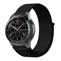 Нейлоновый ремешок для Samsung Galaxy Watch 22мм (черный)
