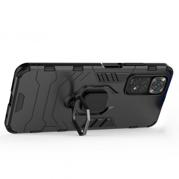 Чехол Armor Ring Holder для Xiaomi Redmi Note 11 / Redmi Note 11S (черный) Чехол Armor Ring Holder для Xiaomi Redmi Note 11 / Redmi Note 11S (черный)