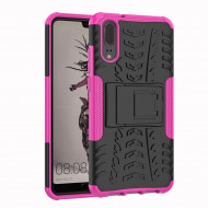 Чехол Hybrid Armor для Huawei P20 (черный + розовый) Чехол Hybrid Armor для Huawei P20 (черный + розовый)
