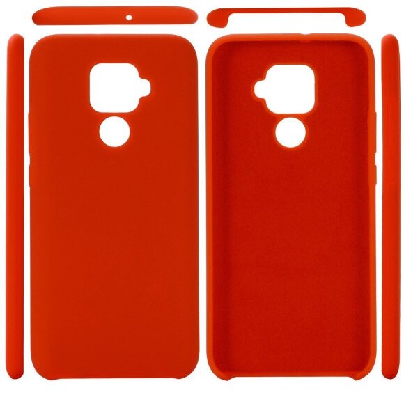 Силиконовый чехол Mobile Shell для Huawei Nova 5i Pro / Mate 30 Lite (красный) Силиконовый чехол Mobile Shell для Huawei Nova 5i Pro / Mate 30 Lite (красный)