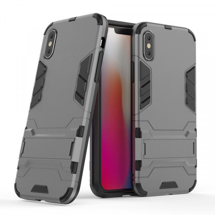 Чехол Duty Armor для iPhone XS (серый)