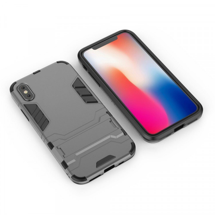 Чехол Duty Armor для iPhone XS (серый)