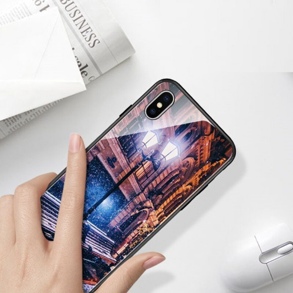 Чехол-накладка для iPhone XS Max (Street Lamp)