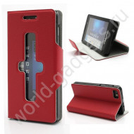 Горизонтальный чехол для Blackberry Z10 (красный)