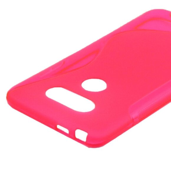 Нескользящий чехол для LG G5 / LG G5 se (малиновый) Нескользящий чехол для LG G5 / LG G5 se (малиновый)