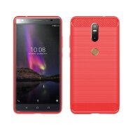 Чехол-накладка Carbon Fibre для Lenovo Phab 2 Plus (красный) Чехол-накладка Carbon Fibre для Lenovo Phab 2 Plus (красный)