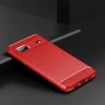 Чехол-накладка Carbon Fibre для Google Pixel 7 (красный)