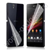 Антибликовая (матовая) (2 в 1 перед + зад) пленка для Sony Xperia Z Антибликовая (матовая) (2 в 1 перед + зад) пленка для Sony Xperia Z