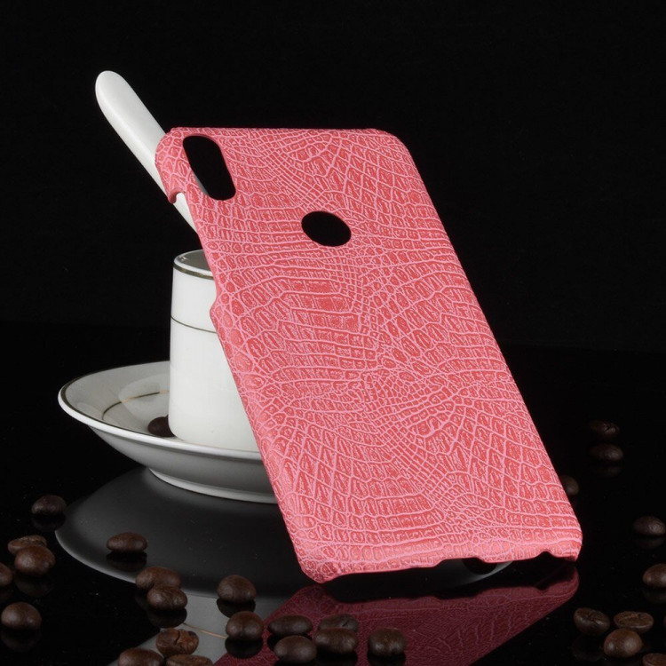 Чехол Crocodile Texture для Asus Zenfone Max Pro (M1) ZB601KL / ZB602KL (розовый)
