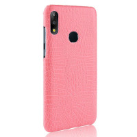 Чехол Crocodile Texture для Asus Zenfone Max Pro (M2) ZB631KL (розовый)