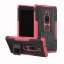 Чехол Hybrid Armor для Sony Xperia XZ2 Premium (черный + розовый)