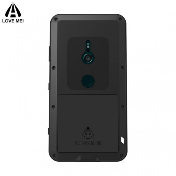 Гибридный чехол LOVE MEI для Sony Xperia XZ3 (серебряный)