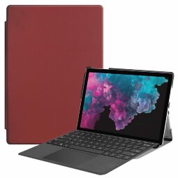 Чехол для Microsoft Surface Pro 4, 5, 6, 7 (темно-красный)