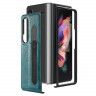 Чехол Pen Slot Design для Samsung Galaxy Z Fold4 (зеленый)
