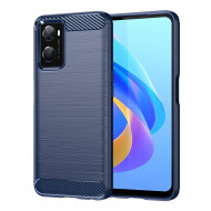 Чехол-накладка Carbon Fibre для Realme 9i, OPPO A36, OPPO A76 (темно-синий) Чехол-накладка Carbon Fibre для Realme 9i, OPPO A36, OPPO A76 (темно-синий)