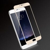 Защитное стекло 3D для Meizu M3 Max (золотой)
