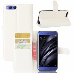 Чехол с визитницей для Xiaomi Mi6 (белый)